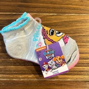 Paw Patrol girls socks. 3 pairs. Sock size: 5-6.5. Shoe size: 4-7.5. NWT